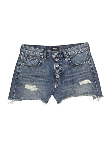 7 For All Mankind Denim Shorts (view 1)