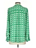 Eclair 100% Polyester Green Long Sleeve Blouse Size XS - photo 2