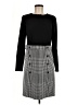 Unbranded Houndstooth Black Casual Dress Size 8 - photo 1