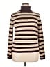 Ann Taylor Stripes Brown Turtleneck Sweater Size XXL - photo 1