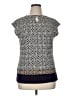 Liz Claiborne Gray Short Sleeve Blouse Size XL - photo 1