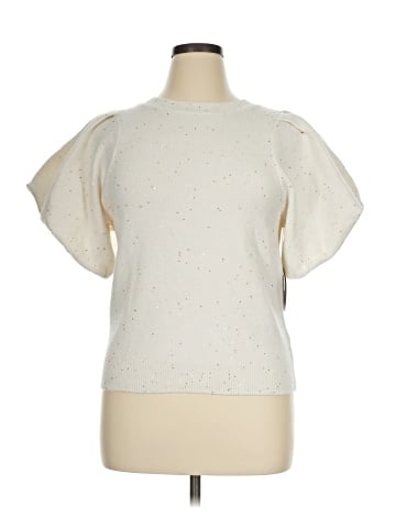 Scoop Pullover Sweater (view 1)