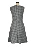 Chaps Houndstooth Gray Cocktail Dress Size 8 - photo 2