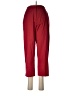 DKNY Solid Red Casual Pants Size 8 - photo 1