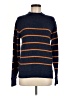 Unbranded Stripes Blue Turtleneck Sweater Size M (estimated) - photo 1