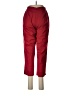 DKNY Solid Red Casual Pants Size 8 - photo 2