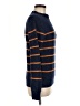 Unbranded Stripes Blue Turtleneck Sweater Size M (estimated) - photo 4