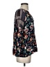 Jodifl 100% Rayon Floral Blue 3/4 Sleeve Blouse Size S - photo 4