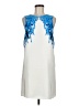Tibi Graphic Blue Cocktail Dress Size 6 - photo 1