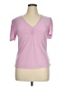 89th & Madison Pink Short Sleeve Top Size XL - photo 1