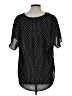 Torrid Black Short Sleeve Blouse Size Lg Plus (0) - photo 2