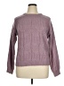 Rewind Chevron-herringbone Purple Pullover Sweater Size XL - photo 1