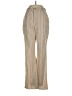 Le Lis Stripes Gold Casual Pants Size S - photo 1