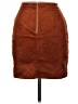 Unbranded Solid Brown Casual Skirt Size M - photo 2