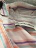 Standard Grace 100% Lyocell Stripes Ivory White Long Sleeve Button-Down Shirt Size M - photo 7