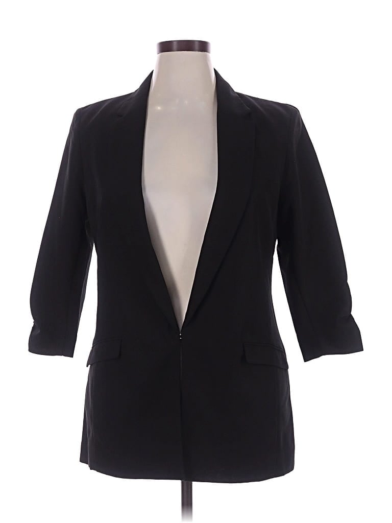 Pre-owned Inc International Concepts Blazer Jacket In Black
