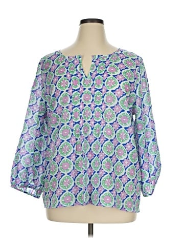 Talbots 3/4 Sleeve Blouse (view 1)