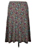 Lularoe Print Teal Casual Skirt Size XL - photo 2
