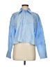 Zara Blue Long Sleeve Blouse Size M - photo 1