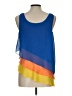 GB 100% Polyester Blue Sleeveless Top Size L - photo 2