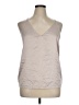 Stars Above Tan Sleeveless Blouse Size XL - photo 1