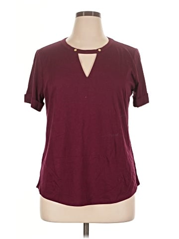 MICHAEL Michael Kors Short Sleeve Top (view 1)
