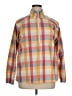 L.L.Bean 100% Polyester Orange Long Sleeve Polo Size XL - photo 1