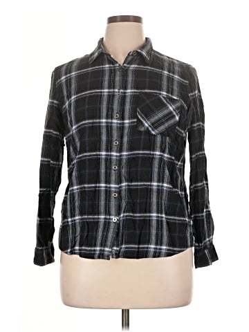 DressBarn 3/4 Sleeve Button-Down Shirt (view 1)