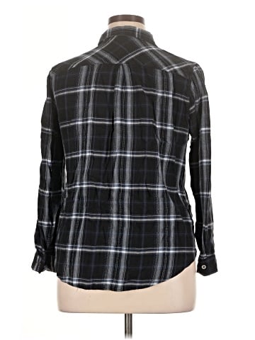 DressBarn 3/4 Sleeve Button-Down Shirt (view 2)