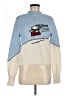 American Eagle Outfitters Color Block Blue Pullover Sweater Size M - photo 1