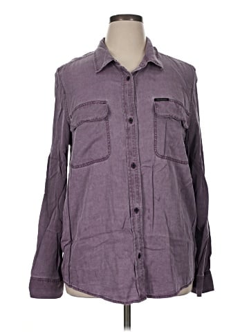 CALVIN KLEIN JEANS Long Sleeve Button-Down Shirt (view 1)