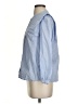 Gerard Darel 100% Tencel Stripes Blue 3/4 Sleeve Button-Down Shirt Size 4 (36) - photo 5