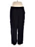 DKNY Stripes Black Casual Pants Size 10 - photo 1