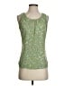 The Limited 100% Polyester Green Tank Top Size S - photo 1