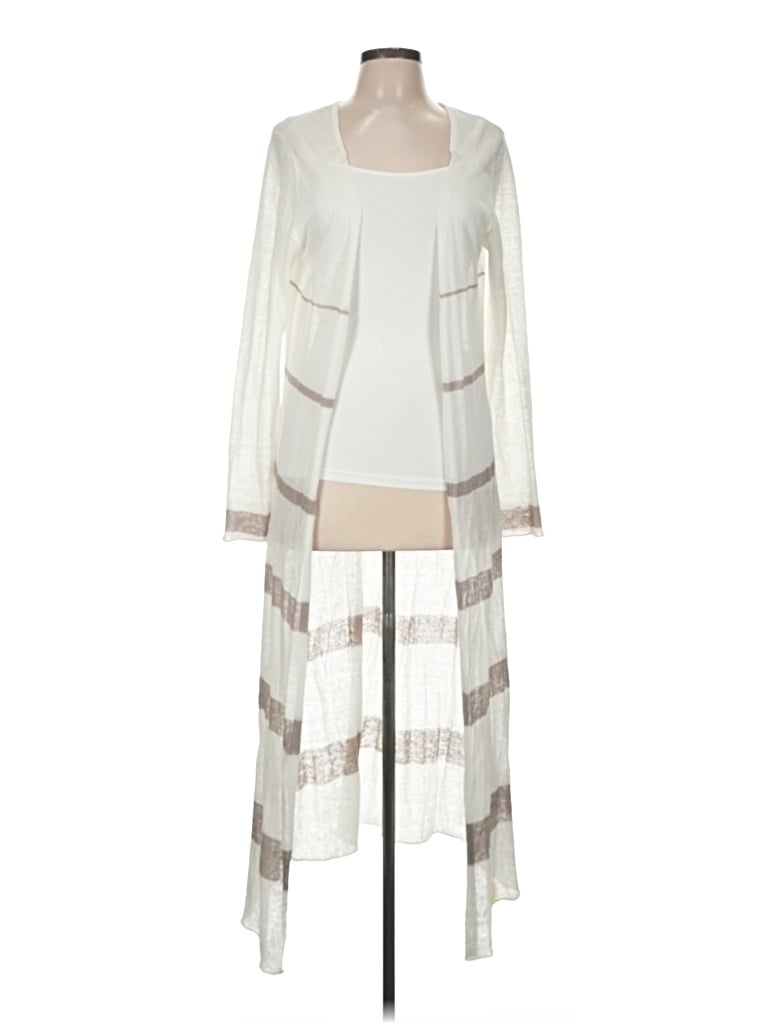Pre-owned Cabi Cardigan Sweater In Ivory