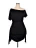 Unbranded Solid Black Cocktail Dress Size XL - photo 1