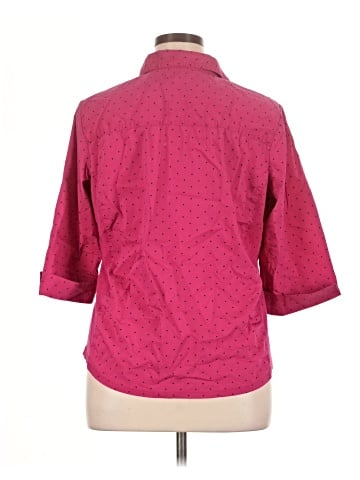 Croft & Barrow 3/4 Sleeve Button-Down Shirt (view 2)