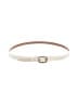 Fossil 100% Leather Ivory Leather Belt Size L - photo 1