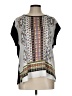 Daniel Rainn 100% Polyester Gray Short Sleeve Blouse Size L - photo 1