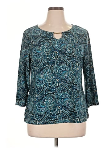 Croft & Barrow 3/4 Sleeve Blouse (view 1)