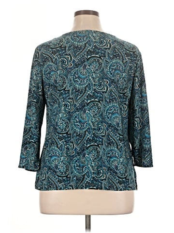 Croft & Barrow 3/4 Sleeve Blouse (view 2)