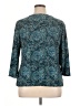 Croft & Barrow Teal 3/4 Sleeve Blouse Size XL (petite) - photo 2