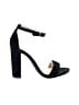 Shoe Land Black Sandals Size 5 - photo 1