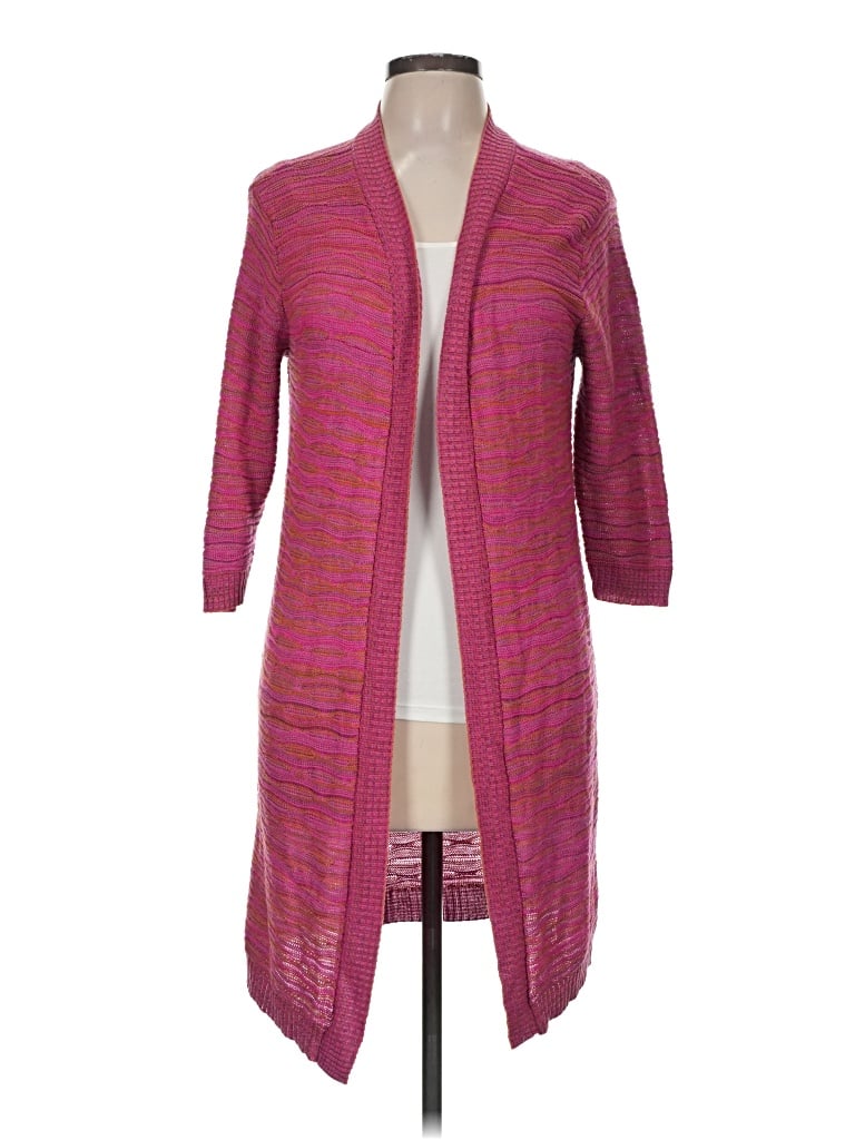 Pre-owned Assorted Brands Cardigan Sweater In Pink