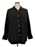 Mainstreet Blues Solid Black Long Sleeve Blouse Size 1X - photo 1