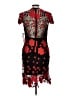 Laundry by Shelli Segal 100% Polyester Red Cocktail Dress Size 12 - photo 2