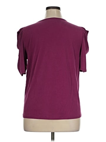 Green Envelope Short Sleeve Top (view 2)