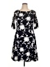 Rabbit Rabbit Rabbit Designs Print Black Casual Dress Size 16 - photo 1