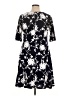 Rabbit Rabbit Rabbit Designs Print Black Casual Dress Size 16 - photo 2