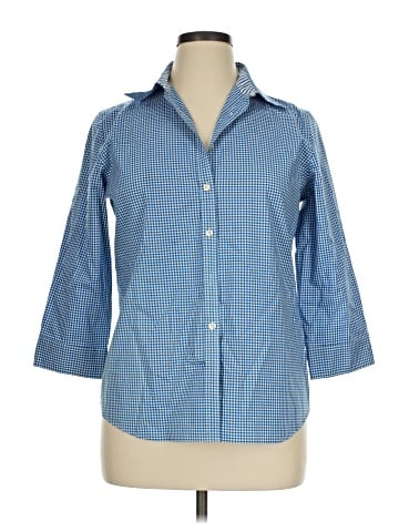 Charter Club 3/4 Sleeve Button-Down Shirt (view 1)